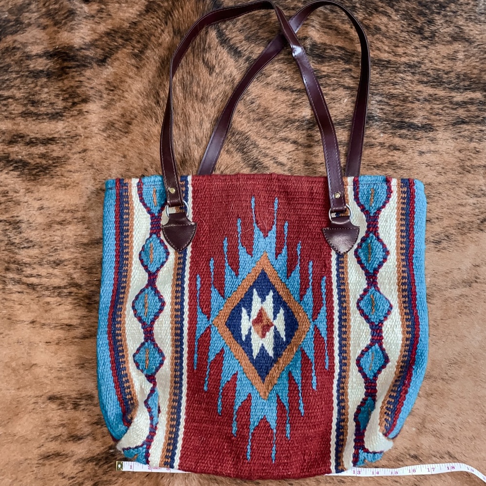 Saddle blanket purse